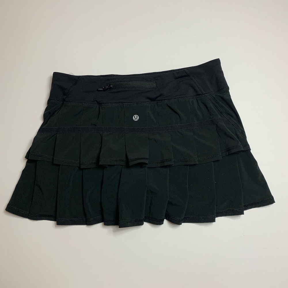 Lululemon placesetter tennis skort black